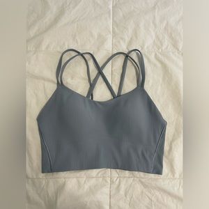 Lululemon Like a Cloud Ribbed Longline Bra
Light Support, B/C Cup Blue